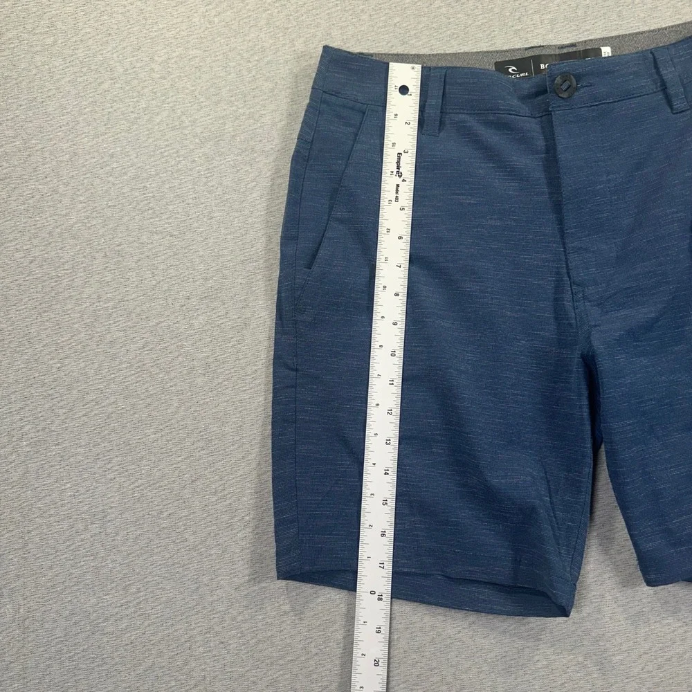 Rip Curl Hybrid Shorts Mens 31 Blue Jackson 18 Boardwalk Walkshort Surf Swim NWT